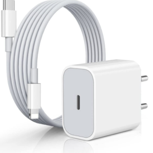 iPhone Original 20W Charger PD 3.0 USB-C Fast Charger with USB Type-C Cable – White